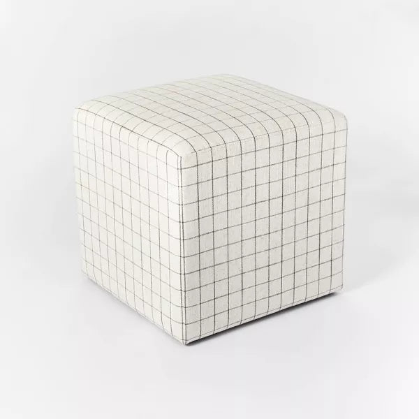 Lynwood Square Upholstered Cube - Threshold™ designed with Studio McGee