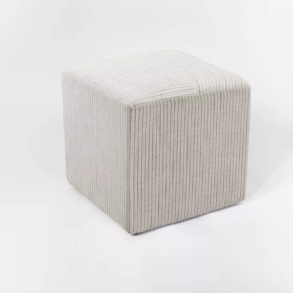 Lynwood Square Upholstered Cube - Threshold™ designed with Studio McGee