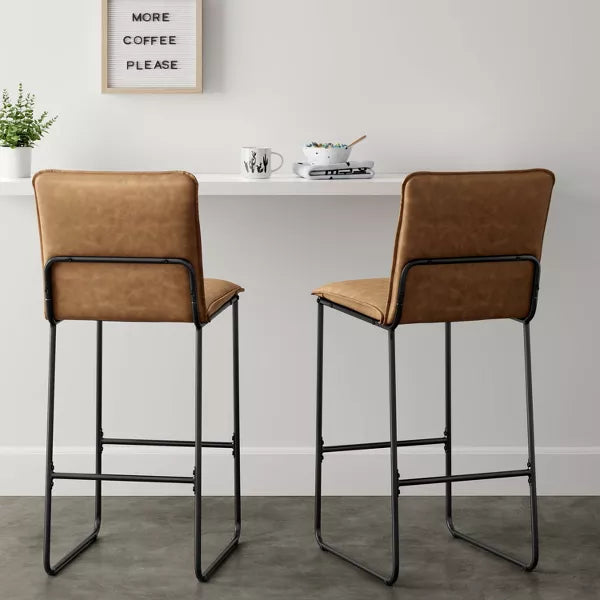 29" Upholstered Barstool with Metal Frame - Room Essentials™