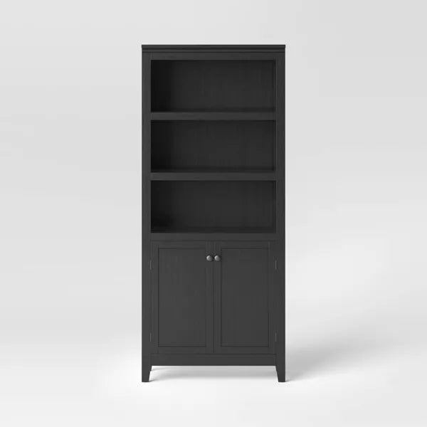 72" Carson 5 Shelf Bookcase with Doors - Threshold™