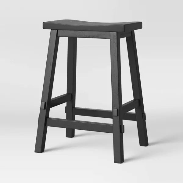 Halifax Farmhouse Wood Counter Height Barstool - Threshold™