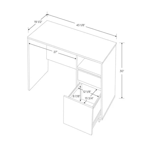 Writing Desk with Drawers - Room Essentials™