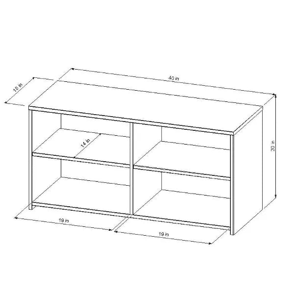 Storage TV Stand for TVs up to 43