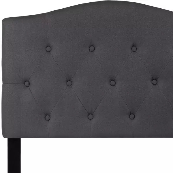 Flash Furniture Cambridge Arched Button Tufted Upholstered Headboard