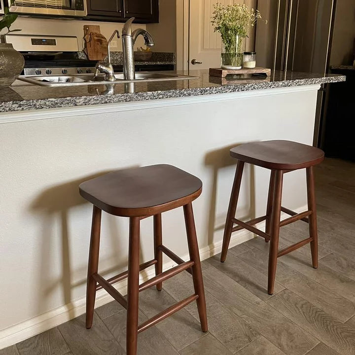 Haddonfield All Wood Backless Counter Height Barstool - Threshold™ designed with Studio McGee