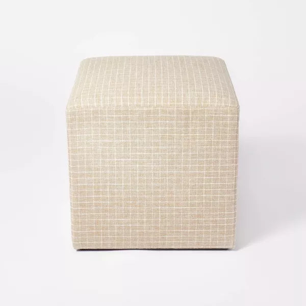 Lynwood Square Upholstered Cube - Threshold™ designed with Studio McGee