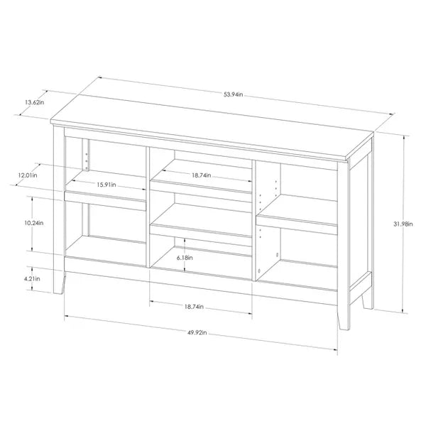 32" Carson Horizontal Bookcase with Adjustable Shelves - Threshold™