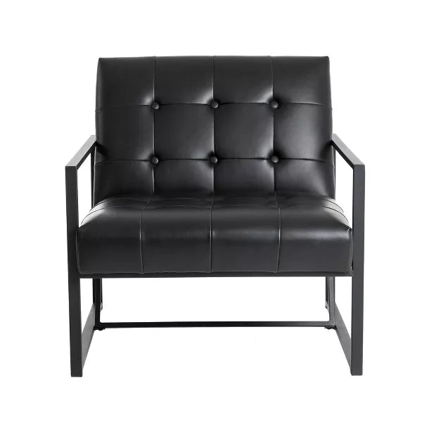 PU Leather Accent Chair - Glitzhome