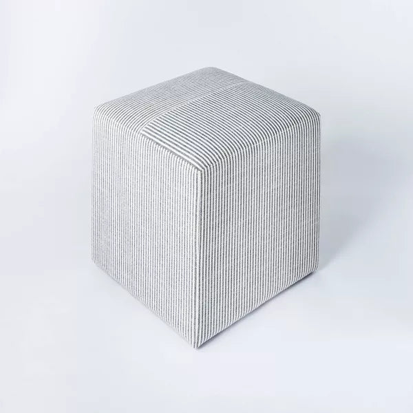 Lynwood Square Upholstered Cube - Threshold™ designed with Studio McGee