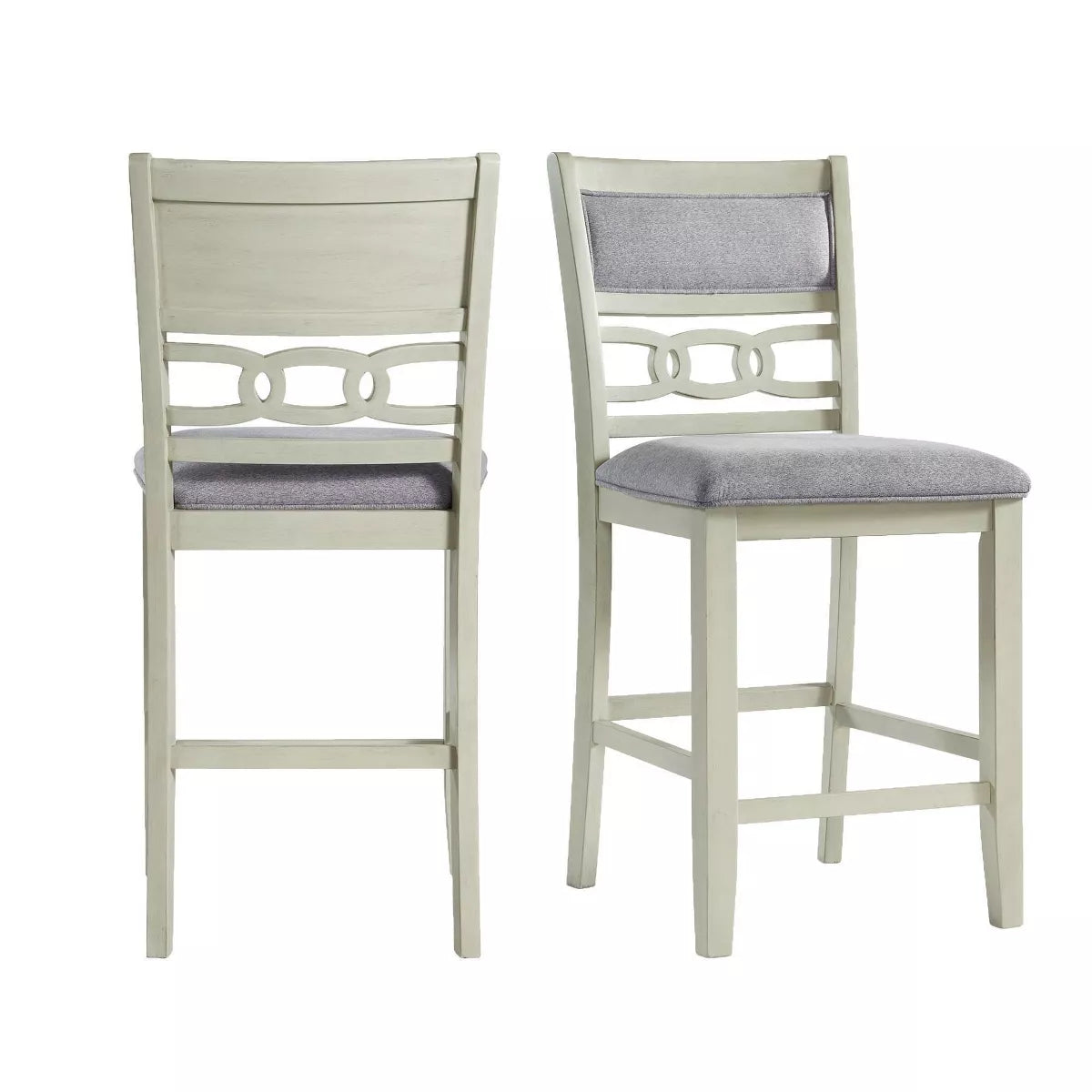 Set of 2 Taylor Counter Height Barstools Beige - Picket House Furnishings (Please be advised that sets may be missing pieces or otherwise incomplete.)