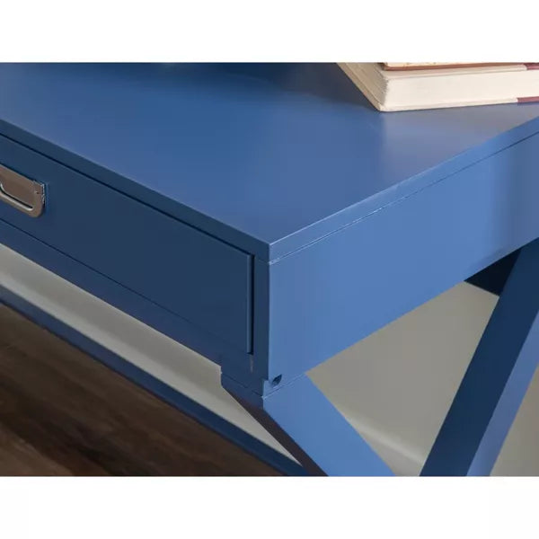 Peggy Wood Writing Desk with Drawers - Linon