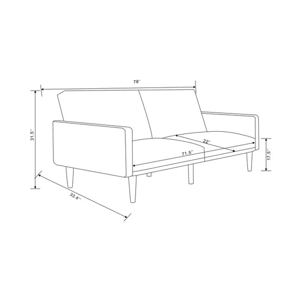 Futon Sofa with Arms - Room Essentials™