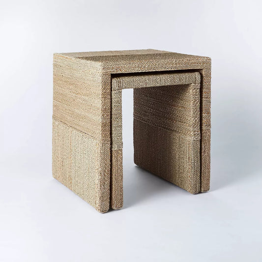 Set of 2 Woven Nesting Tables - Threshold™ designed with Studio McGee