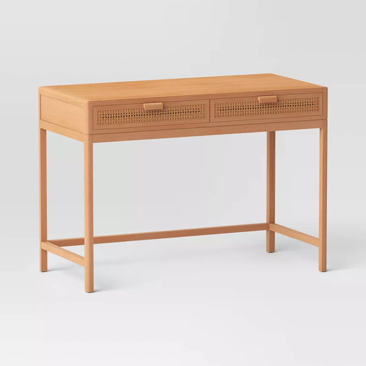 Minsmere Writing Desk with Drawers Brown - Threshold™