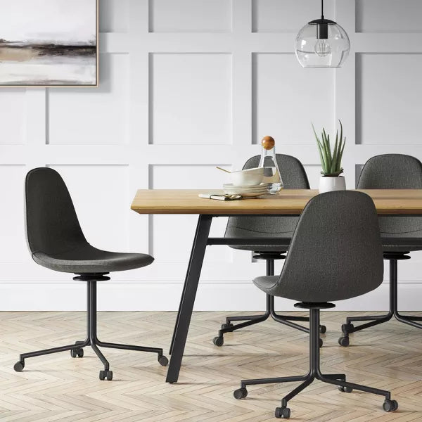 Copley Fully Assembled Office Chair with Casters Dark Gray - Threshold™