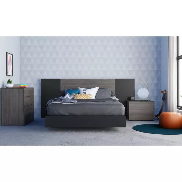 Queen Platform Bed Natural Maple - Nexera