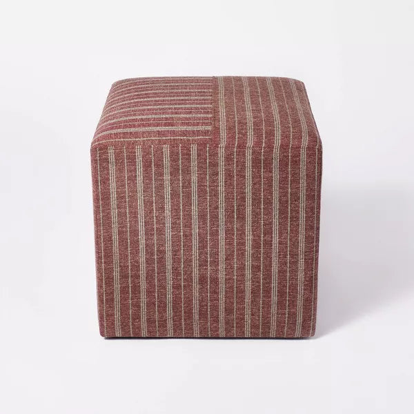 Lynwood Square Upholstered Cube - Threshold™ designed with Studio McGee