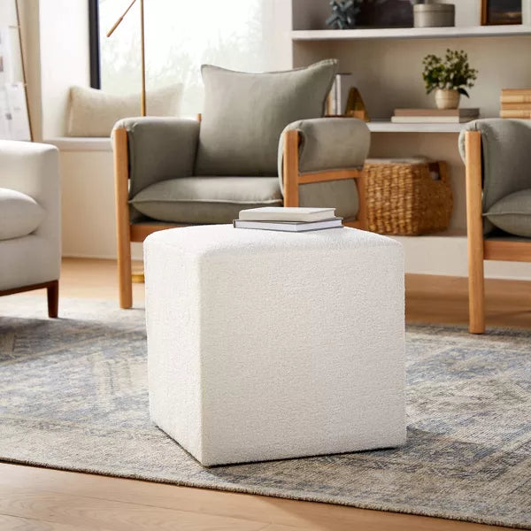 Lynwood Square Upholstered Cube - Threshold™ designed with Studio McGee