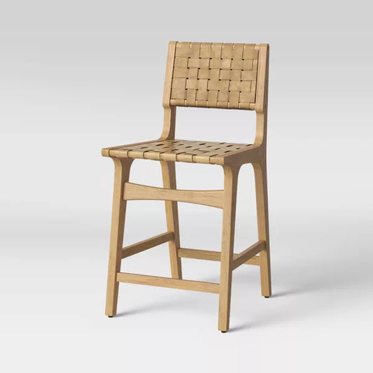 Ceylon Woven Counter Height Barstool Natural - Opalhouse