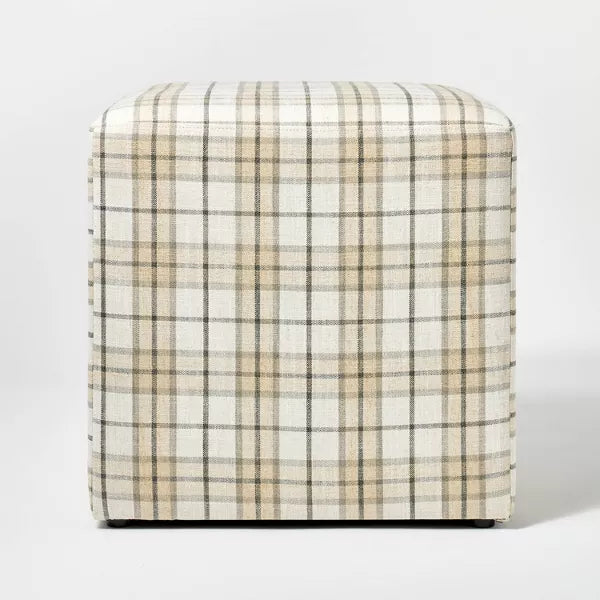 Lynwood Square Upholstered Cube - Threshold™ designed with Studio McGee