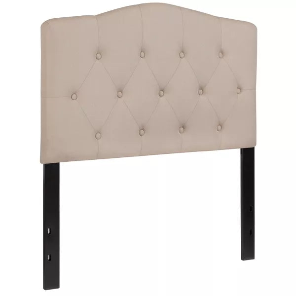 Flash Furniture Cambridge Arched Button Tufted Upholstered Headboard