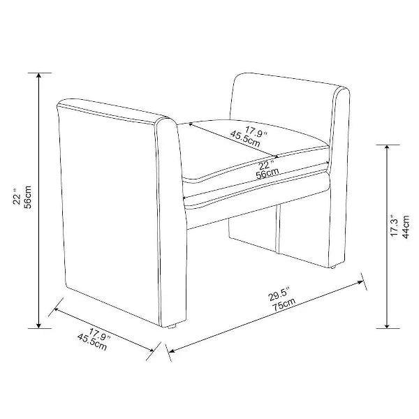 Midvale  and Wood Drum Ottoman Brown - Threshold designed with Studio McGee