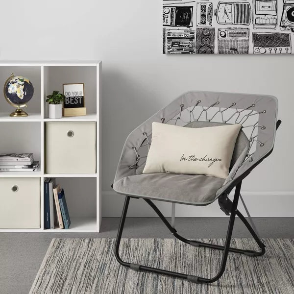 Hex Bungee Chair Gray - Room Essentials