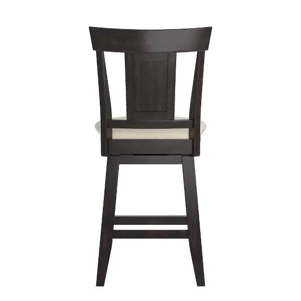 24 inch South Hill Panel Back Swivel Counter Height Barstool Gray - Inspire Q