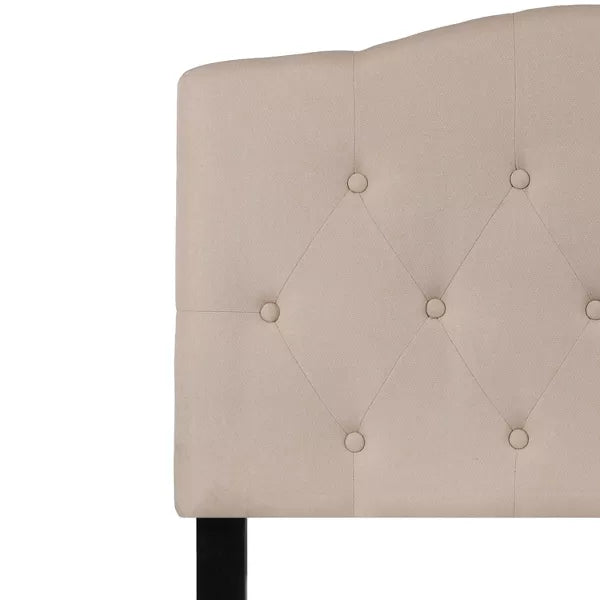 Flash Furniture Cambridge Arched Button Tufted Upholstered Headboard