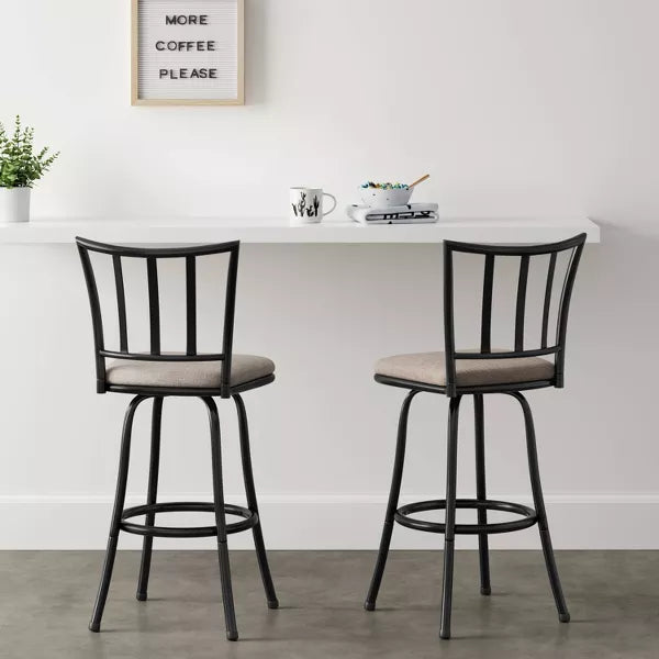 Robinson Adjustable Counter Height Barstool - Holli Furniture