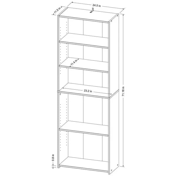 5 Shelf Bookcase - Room Essentials™