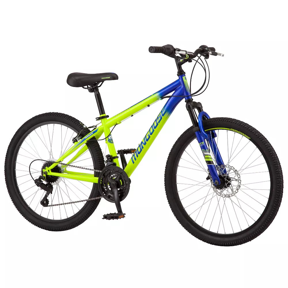 Mongoose Scepter 24 inch  Mountain Bike - Green/Blue