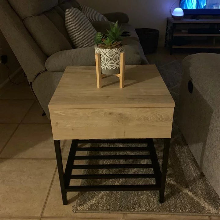 Loring End Table with Charging Station - Threshold™