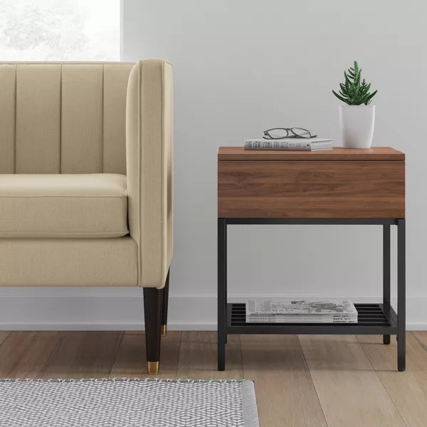 Loring End Table with Charging Station - Threshold™