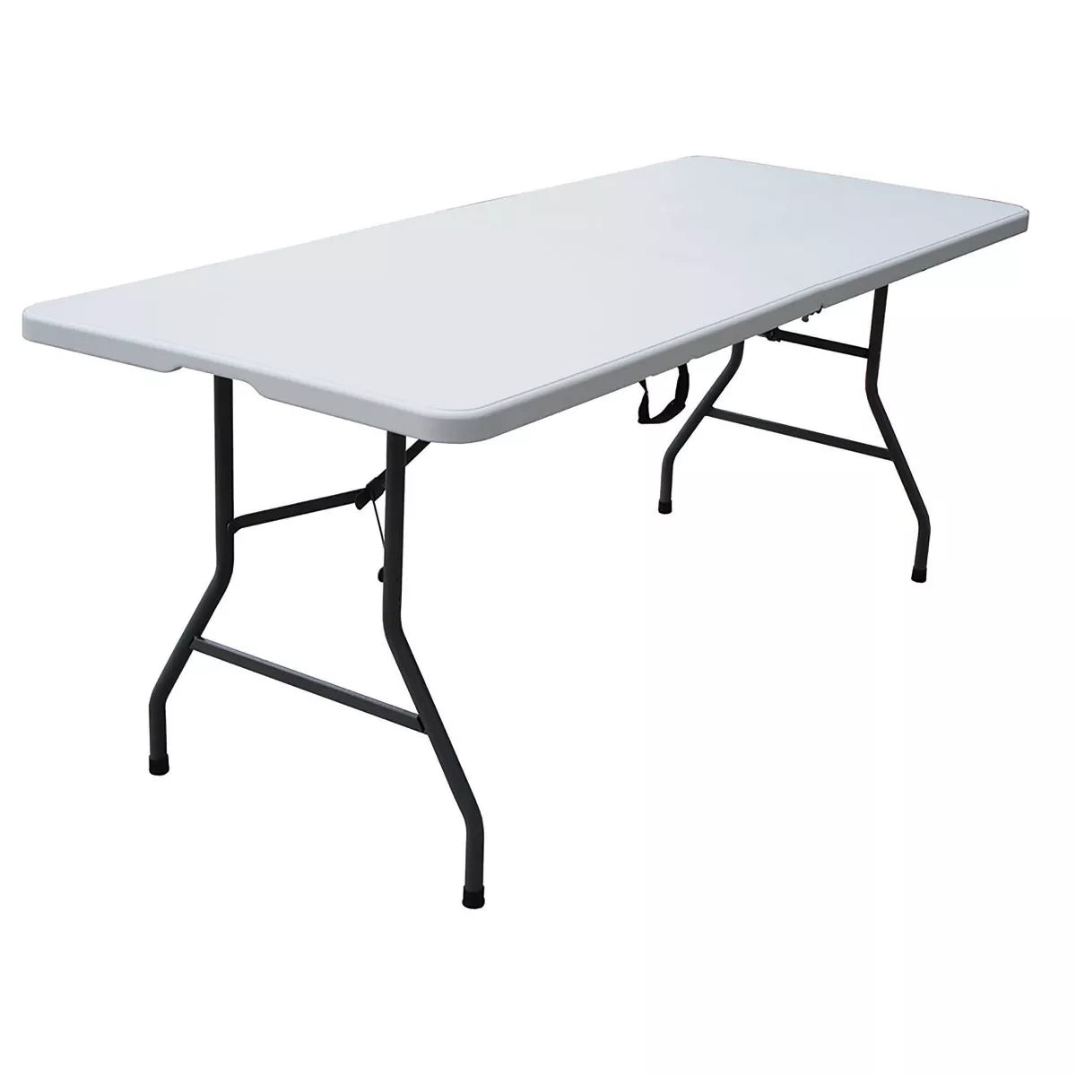 6' Folding Banquet Table Off-White - Plastic Dev Group