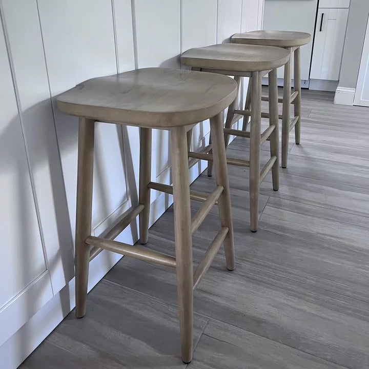 Haddonfield All Wood Backless Counter Height Barstool - Threshold™ designed with Studio McGee