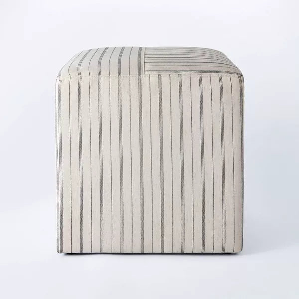 Lynwood Square Upholstered Cube - Threshold™ designed with Studio McGee