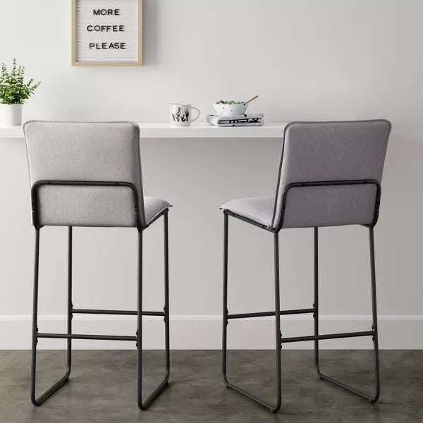 29" Upholstered Barstool with Metal Frame - Room Essentials™