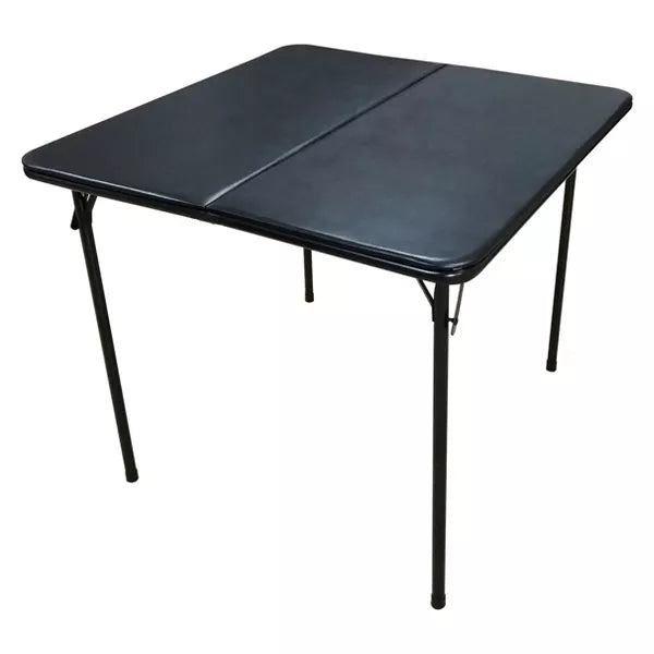 5pc Folding Table Set Black - Plastic Dev Group