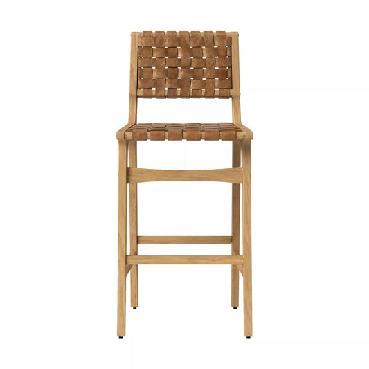 Ceylon Woven and Wood Barstool - Threshold™