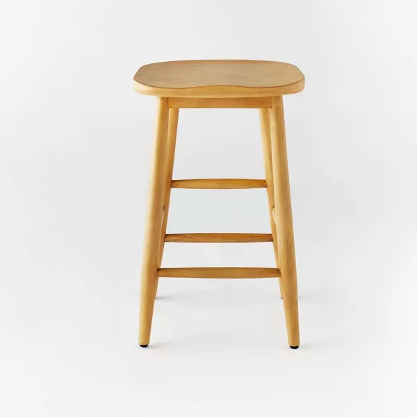 Haddonfield All Wood Backless Counter Height Barstool - Threshold™ designed with Studio McGee