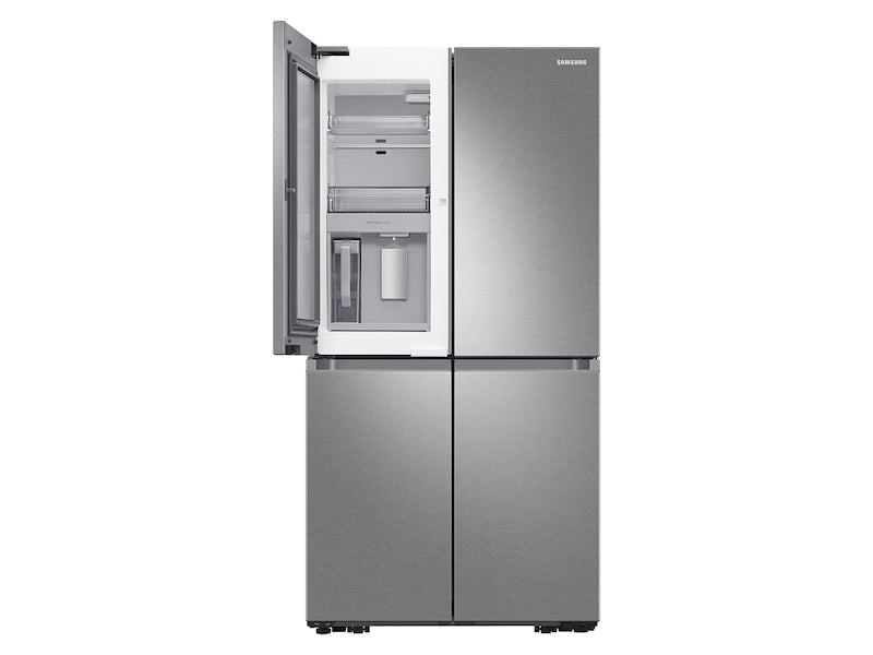 23 cu. ft. Smart Counter Depth 4-Door Flex™ Refrigerator with Beverage Center and Dual Ice Maker in Stainless Steel