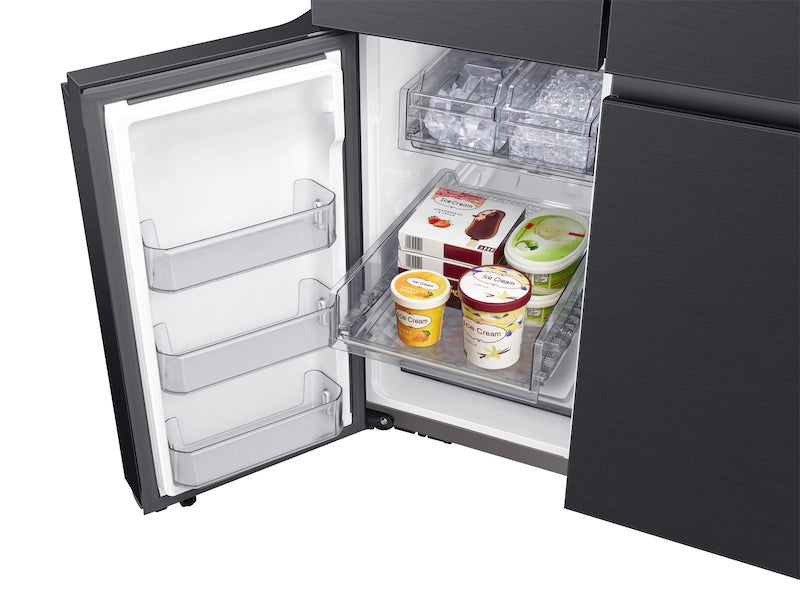 Bespoke 4-Door Flex™ Refrigerator (29 cu. ft.) in Matte Black Steel