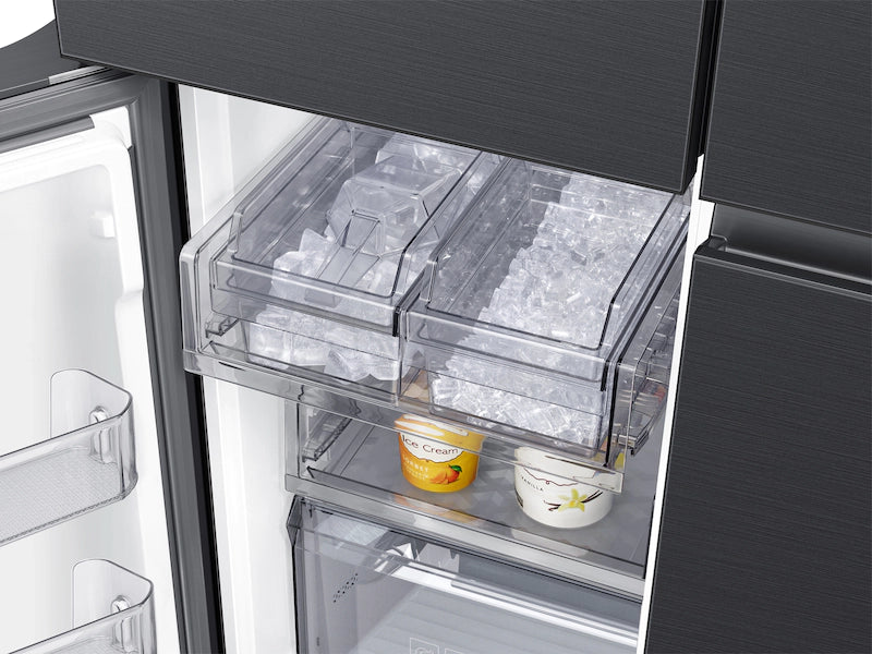 Bespoke 4-Door Flex™ Refrigerator (29 cu. ft.) in Matte Black Steel