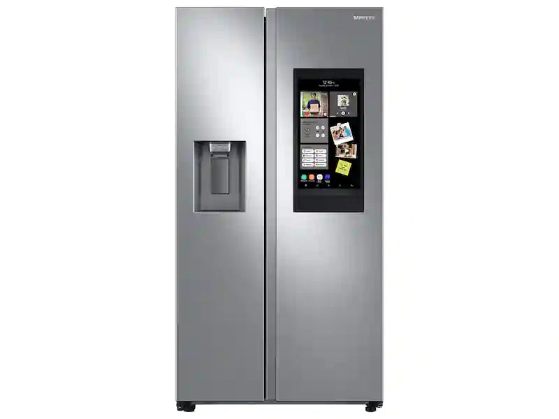 26.7 cu. ft. Large Capacity Side-by-Side Refrigerator with Touch Screen Family Hub™ in Stainless Steel