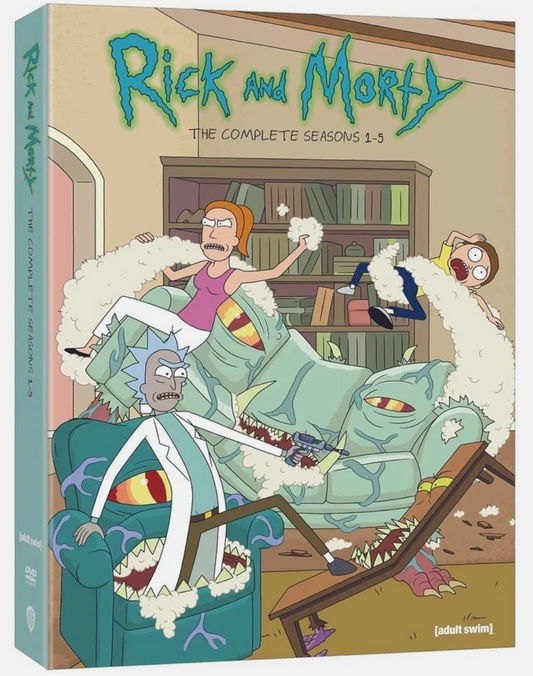 Rick and Morty The Complete Series DVD Season 1-5