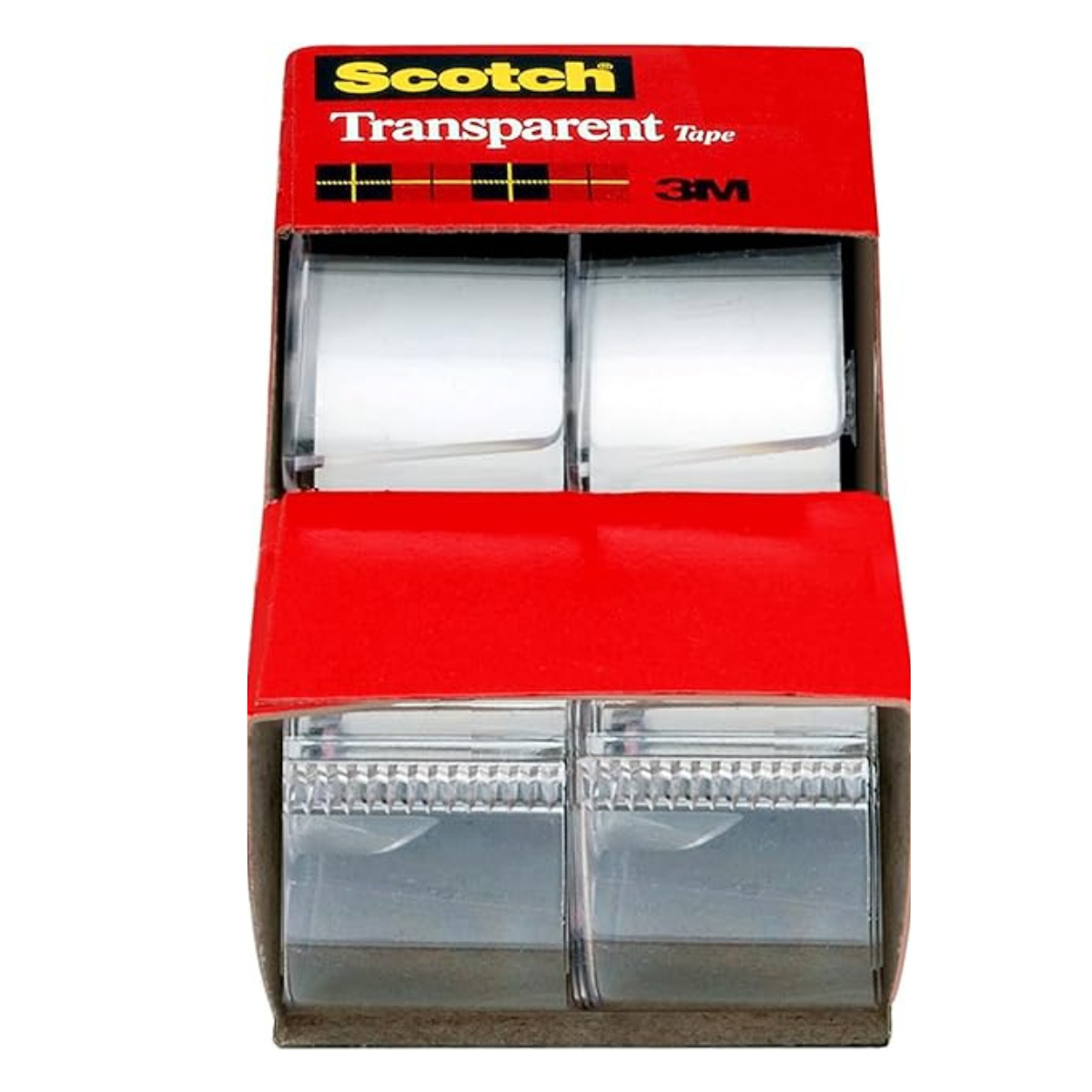 Scotch Transparent Tape, 2 Rolls, 3/4 in x 250 in (2157SS)