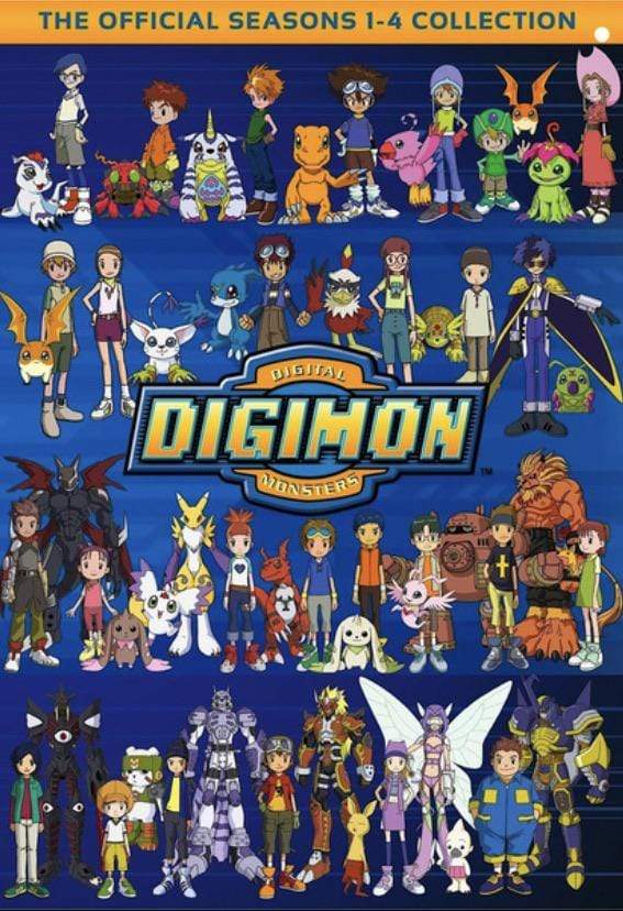 Digimon TV Series Seasons 1-4 DVD Set