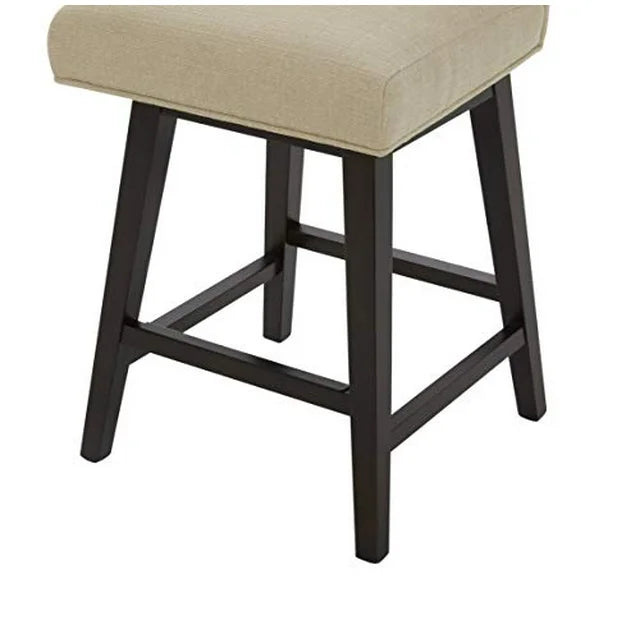 Amazon Brand – Stone & Beam Esme Memory-Swivel Counter-Height Barstool, 39.4