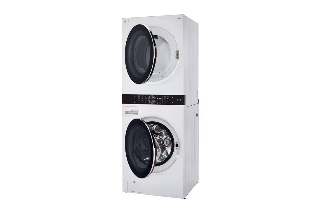 Single Unit Front Load LG WashTower™ with Center Control™ 4.5 cu. ft. Washer and 7.4 cu. ft. Electric Dryer